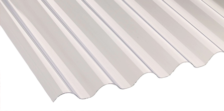 PVC Wide Corrugated Clear Sheets